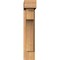 Ekena Millwork Westlake Block Smooth Bracket w/ Offset Brace, Western Red Cedar, 5 1/2"W x 16"D x 28"H BKT0604X16X28WTL05SWR - alternate 2